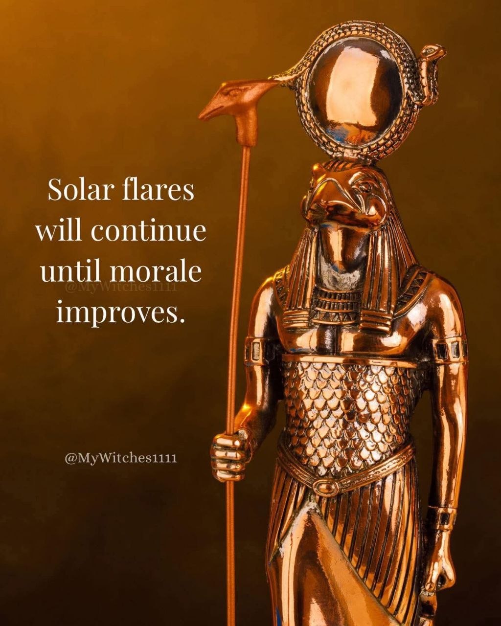 God Ra solar flares meme