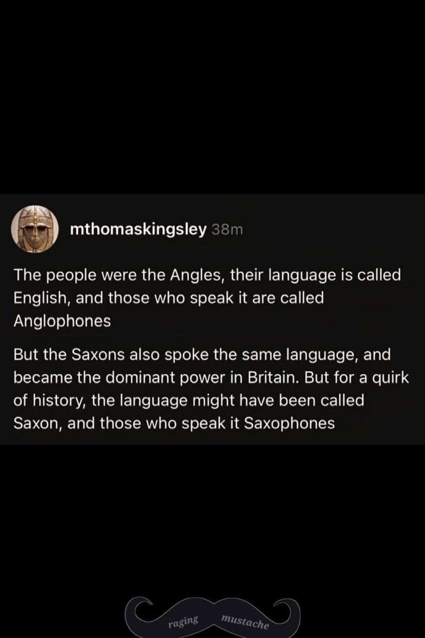 Saxophones language pun