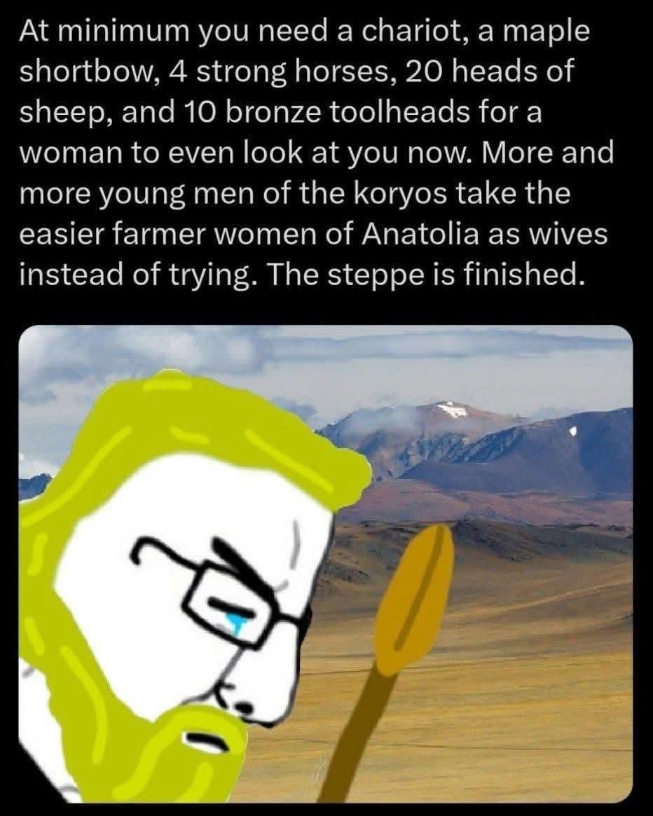 Bronze Age steppe warrior koryos meme