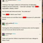 Tumblr post about Sam not knowing he stabbed the spawn of a primordial demon