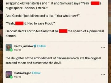Tumblr post about Sam not knowing he stabbed the spawn of a primordial demon
