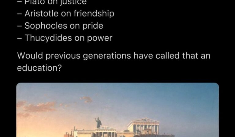 Classical Education — Plato, Aristotle, Sophocles, Thucydides