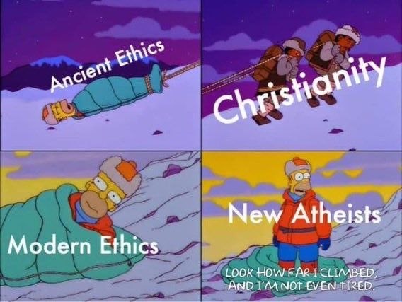 The Evolution of Ethics — A Simpsons Meme