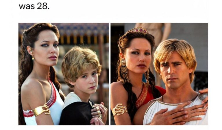 Angelina Jolie as Colin Farrell’s Mother — Still Better Than the Odyssey