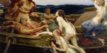 Ulysses and the Sirens — Herbert James Draper, 1909