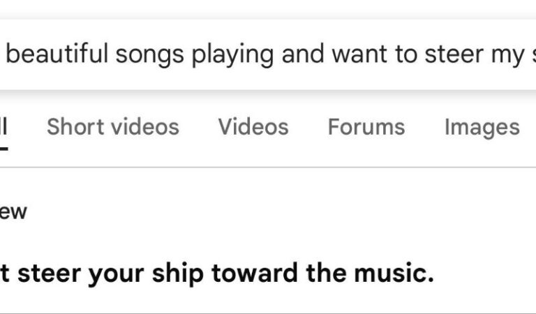 Google AI Overview Has Read The Odyssey — Sirens Edition