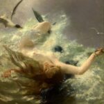 In the Waves (Undine) — Beneš Knüpfer, 1889