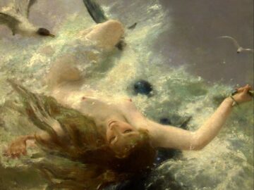In the Waves (Undine) — Beneš Knüpfer, 1889