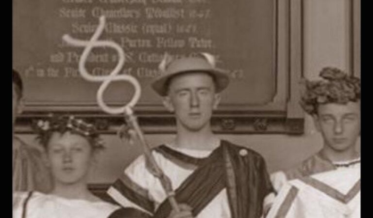 J.R.R. Tolkien as Hermes — King Edward’s School Greek Play, 1911